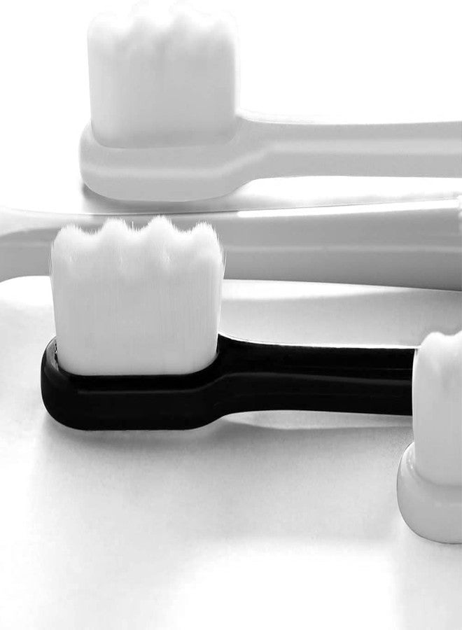 9UP® Soft Toothbrush | 2Pcs Extra Soft Toothbrush For Kids & Adults | Ultra Soft Nano Bristled For Sensitive Gums & Teeth | Manual Super Soft Teeth Cleaning Brush (Multicolor) - Image 2